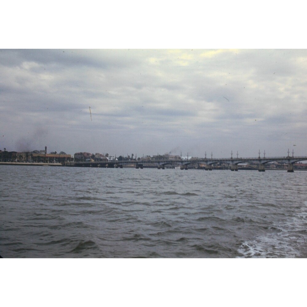 Kodak Slide 35mm 1940s Red Border,  the Annunciation Bridge, Saint Petersburg